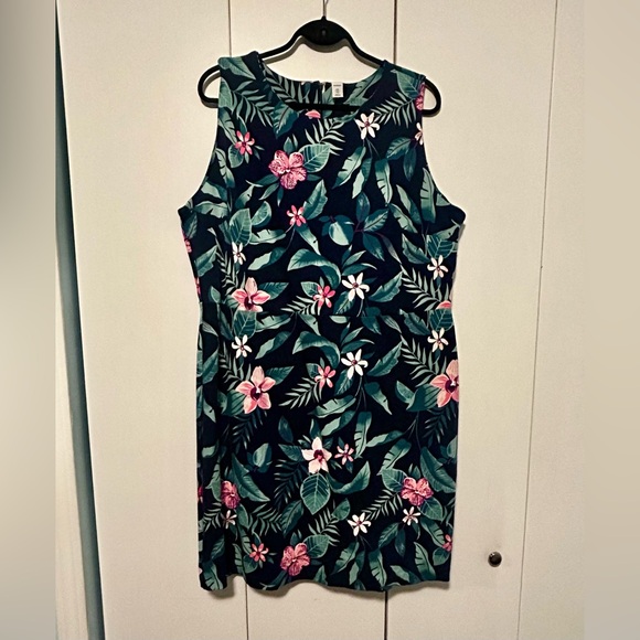 Old Navy Tropical Floral Dress XXL - Picture 4 of 4
